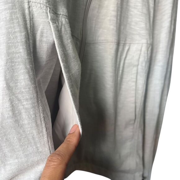 Uniqlo Jacket Reversible Full Zip Parka Womens Size Small Black Gray Hoodie - Picture 8 of 11